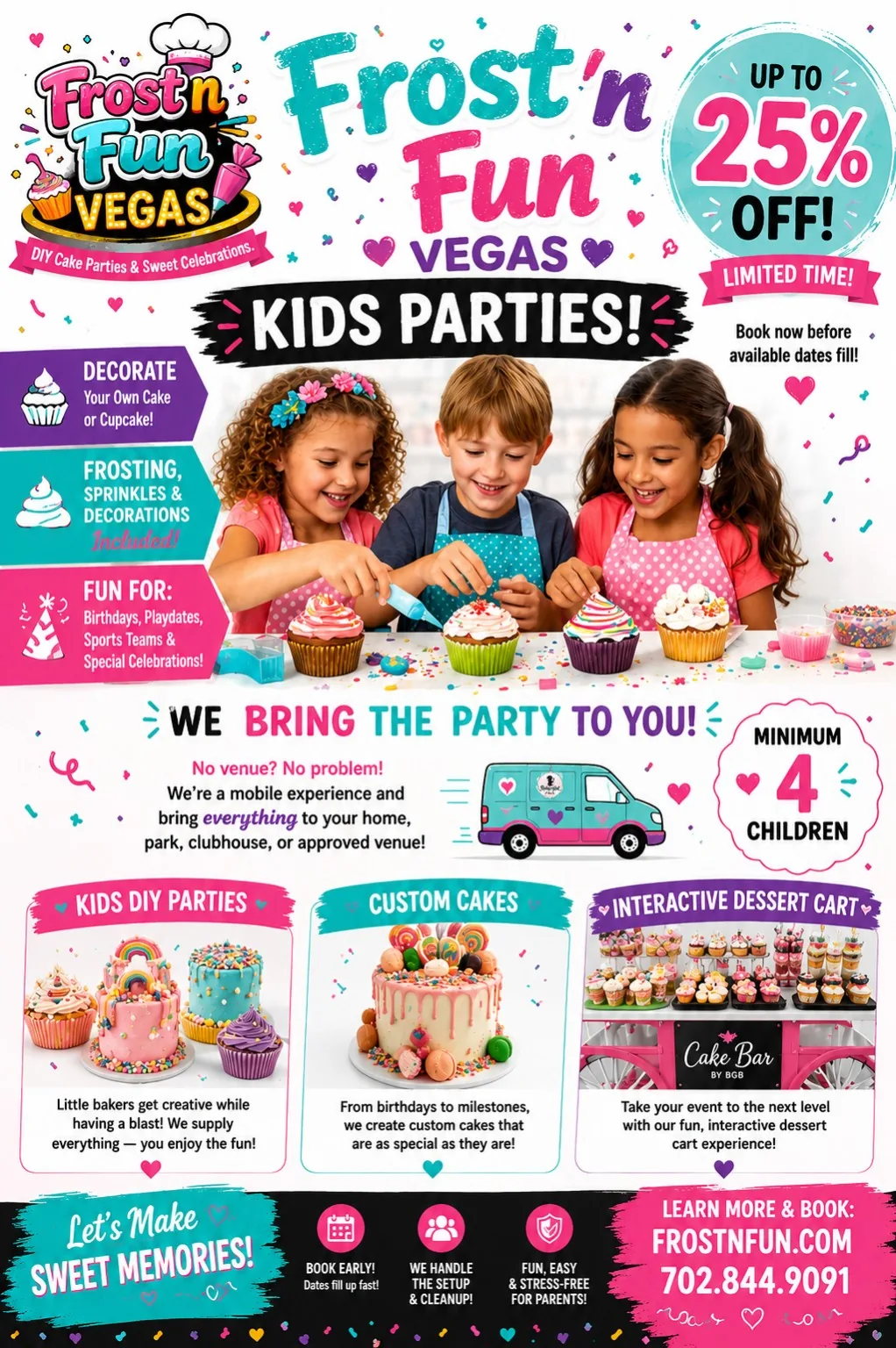 Frost n Fun DIY cake decorating party